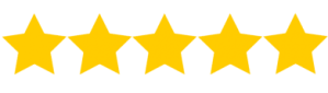 Image of 5 stars for reviews
